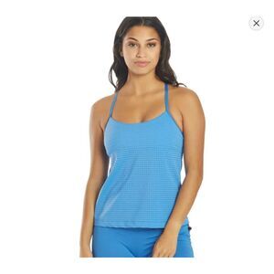 NWT-Nike Swim Essentials Women's Layered Tankini- size Small 💙 Photo Blue